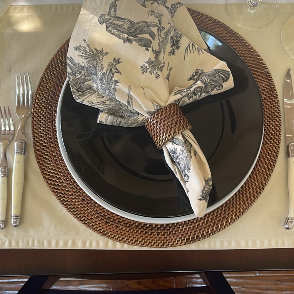 Beautiful khaki Placemats (4)